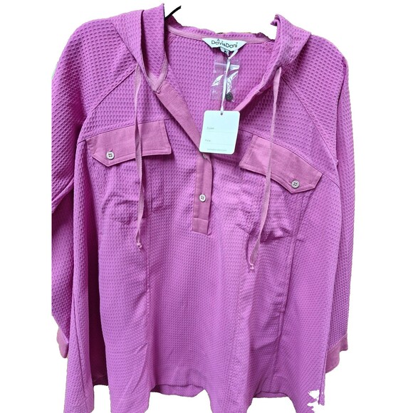Davi & Dani ladies Small pink pull over‎           New - Picture 7 of 8